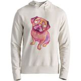 Alfa Tshirt Pug Ekru Erkek Sweatshirt