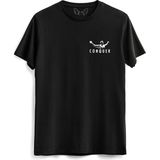 Alfa Tshirt Siyah Arnold Schwarzenegger Resimli Dijital Baskılı Erkek Tişört Bisiklet Yaka