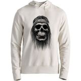 Alfa Tshirt Skull Ekru Erkek Sweatshirt