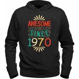 Alfa Tshirt Vintage 1970 Awesome Siyah Erkek T-shirt