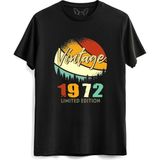 Alfa Tshirt Vintage 1972 Retro Siyah Erkek T-shirt