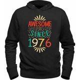 Alfa Tshirt Vintage 1976 Awesome Siyah Erkek T-shirt