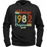 Alfa Tshirt Vintage 1982 Original Parts Siyah Erkek T-shirt