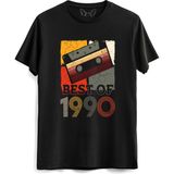 Alfa Tshirt Vintage 1990 Best Of Siyah Erkek T-shirt