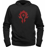 Alfa Tshirt World Of Warcraft Kapşonlu Sweatshirt - Siyah