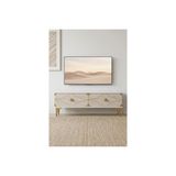 Alfa Tv Sehpası Beyaz Traverten Gold 120 Cm Tsa1297Btg