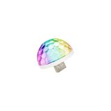 Alfa Usb Disko Topu Sese Duyarlı Renkli Işıklı Led Lamba