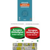 Alfa Yayınları Arapçayı Öğreten Kitap - Arapça Dilbilgisi Nahiv Bilgisi - Arapça Dilbilgisi Sarf Bilgisi 3 Kitap Set + Matematik Öğreten Cetvel