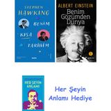 Alfa Yayınları Benim Kısa Tarihim + Benim Gözümden Dünya + Her Şeyin Anlamı