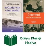 Alfa Yayınları Boğaziçi’nin Gizli Tarihi + Geometri + Dünya Klasiği Hediye - Hayır