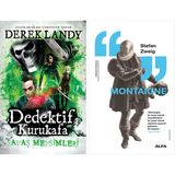 Alfa Yayınları Dedektif Kurukafa - Savaş Mevsimleri (Ciltli) + Montaigne - Hayır