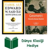 Alfa Yayınları Edward W. Said ile Konuşmalar + Geometri + Dünya Klasiği Hediye - Hayır