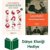 Alfa Yayınları Felsefenin Kısa Tarihi (Ciltli) + Geometri + Dünya Klasiği Hediye - Hayır
