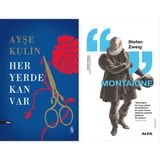 Alfa Yayınları Her Yerde Kan Var (Ciltli) + Montaigne - Hayır
