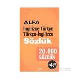 Alfa Yayınları İngilizce Türkçe - Türkçe İngilizce Sözlük