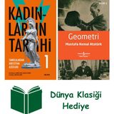 Alfa Yayınları Kadınların Tarihi 1 + Geometri + Dünya Klasiği Hediye - Hayır