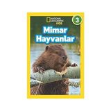 Alfa Yayınları Mimar Hayvanlar - National Geographic Kids: Seviye 3 (Kapak Değişebilir) + Merdiven Altı Terapi