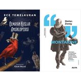 Alfa Yayınları Olmayan Kuşlar Ansiklopedisi + Montaigne - Hayır