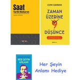 Alfa Yayınları Saat Tarihi Notlarım + Zaman Üzerine Dokuz Düşünce + Her Şeyin Anlamı