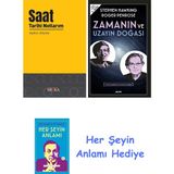 Alfa Yayınları Saat Tarihi Notlarım + Zamanın ve Uzayın Doğası + Her Şeyin Anlamı
