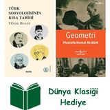 Alfa Yayınları Türk Sosyolojisinin Kısa Tarihi + Geometri + Dünya Klasiği Hediye - Hayır