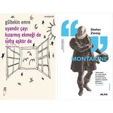 Alfa Yayınları Uyandır Çayı Kızarmış Ekmeği De Sofra Aşktır De + Montaigne - Hayır