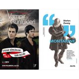 Alfa Yayınları Vampir Günlükleri - Stefan Günlükleri Vol. 2 Kan Açlığı + Montaigne - Hayır
