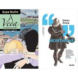 Alfa Yayınları Veda (Çizgi Roman) + Montaigne - Hayır