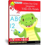 Alfabe-Sayı-Çizgi Çalışmaları Yaz Sil Kitabı (Ciltli)