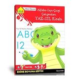 Alfabe-Sayı-Çizgi Çalışmaları YAZ SİL Kitabı