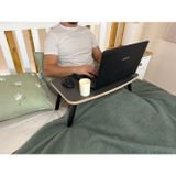 AlfaCountry Mobilya Katlanabilir Mdf Laptop Sehpası, Antrasit
