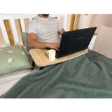AlfaCountry Mobilya Katlanabilir Mdf Laptop Sehpası, Safir Meşe