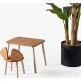 Alfacountry Mobilya Montessori Çocuk Çalışma Ve Aktivite Masası Masif Kayın Ahşap 1 Sandalye Set Mickey