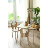 Alfacountry Mobilya Montessori Deer Sandalyeli Çalışma Masası 2 Sandalye 1 Masa