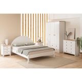 AlfaCountry Mobilya TURTLE MODERN KARYOLA ÇİFT KİŞİLİK, BEYAZ