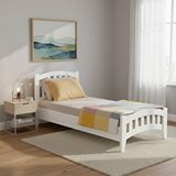 AlfaCountry Prenses Çocuk Ve Genç Odası 120x200 Beyaz Karyola