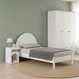 AlfaCountry Turtle Modern Karyola Çift Kişilik, Beyaz