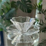 Alfafe Home Lorenta 2’li Cam Sunum Seti – 24 cm Kase ve 32 cm Tabak | Meyvelik, Salata ve Pasta Sunumluk - Beyaz