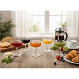 Alfafe Home Titanyum Cam Lokumluk – Kahve Yanı Sunumluk, Şekerlik, Reçellik, Tatlı Sunum Kasesi (6’lı Set)