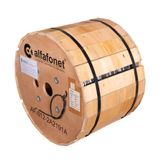 Alfafonet 12 Core Single Loose Tube Fiber Optik Kablo 2 Km Makara