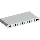 Alfafonet Ecoslide 1ru Fiber Optik Sonlandırma Kutusu,19" 12 Sc Duplex Yada 12 Lc Quad, Siyah