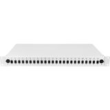 Alfafonet Optislide 24 Port Sc-Sx/lc-Dx 1ru Rack Tipi Açık Gri Fiber Optik Patch Panel - Standart