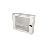 Alfafonet Wifi Box 450 Duvar Tipi Modem Ve Wifi Kutusu 450X120x350 Mm Mat Beyaz | Perfore Metal Kapak | Montajlı