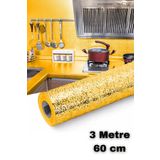 ALFAGİFT 3metrex60cm Kabartma Desenli Kendinden Yapışkanlı Folyo-mutfak, Banyo, Tezgah, Duvar Kâğıdı