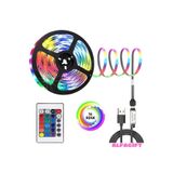 ALFAGİFT Tv Arkası Kumandalı 1 Metre Rgb Led Şerit Aydınlatma Seti- Renk Ve Parlaklık Ayarlı