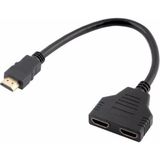 Alfais 2 Port HDMI Splitter Switch Çoklayıcı Çoklu Ekran Model 4664 Sinyal Kayıpsız