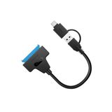 Alfais 4204 2in1 USB 3.0 Type-C To 2.5 Inç Sata HDD SSD Çevirici Dönüştürücü