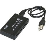 Alfais 4296 USB Hub Micro SD XD MMC MS CF TF Mini M2 Combo Kart Okuyucu