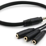 Alfais 4300 3 Port 3.5 mm Splitter Çevirici Dönüştürücü Adaptör