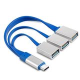 Alfais 4346 Type C To USB 3.0 Çevirici Çoklayıcı 3 Port Adaptör Hub
